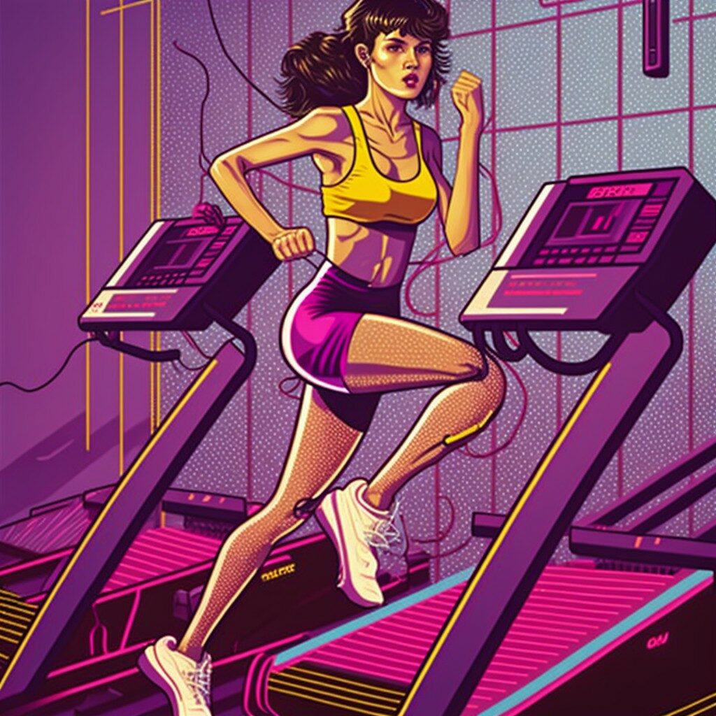 bilde av en kvinne som trener aerob utholdenhet
