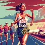 bilde av kvinne som løper, lever lengre og har en god helse